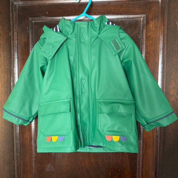 JoJo Maman Bebe Dinosaur Raincoat - 18-24M - Picture 2 of 6